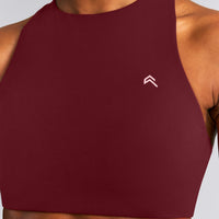 EasyLift™ High Neck Sports Bra New Branding | Rosewood