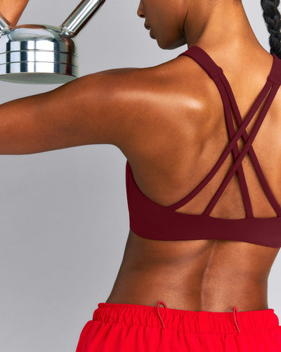 EasyLift™ High Neck Sports Bra New Branding | Rosewood