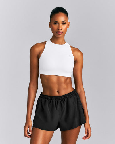 EasyLift™ High Neck Sports Bra New Branding | White