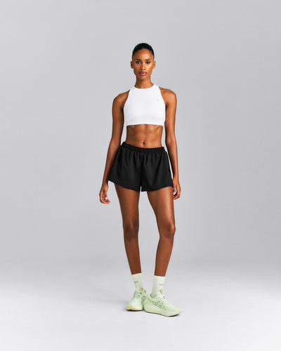 EasyLift™ High Neck Sports Bra New Branding | White