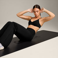 EasyLift™ Ultra Minimal Bralette with Gray Logo | Black