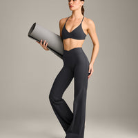 EasyLift™ Ultra Minimal Bralette with Gray Logo | Coal