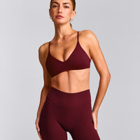 EasyLift™ Ultra Minimal Bralette with Gray Logo | Rosewood
