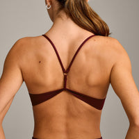 EasyLift™ Ultra Minimal Bralette with Gray Logo | Rosewood