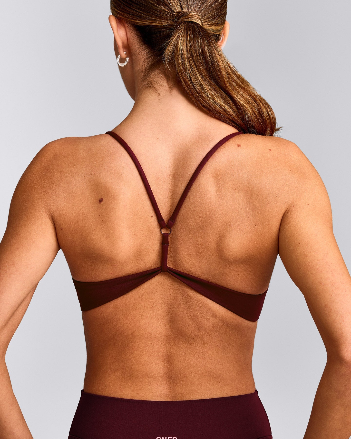 EasyLift™ Ultra Minimal Bralette with Gray Logo | Rosewood