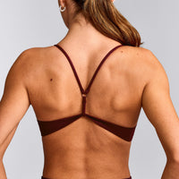EasyLift™ Ultra Minimal Bralette with Gray Logo | Rosewood