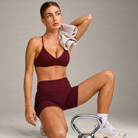 EasyLift™ Ultra Minimal Bralette with Gray Logo | Rosewood