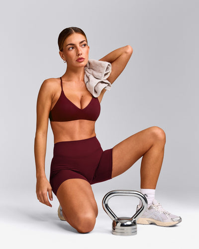 EasyLift™ Ultra Minimal Bralette with Gray Logo | Rosewood