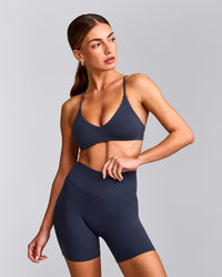 EasyLift™ Ultra Minimal Bralette with Gray Logo | True Blue