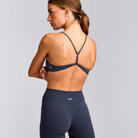 EasyLift™ Ultra Minimal Bralette with Gray Logo | True Blue