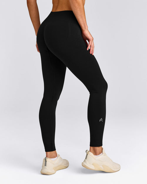 EffortlessLift™ Seamless Mid Rise Leggings | Black