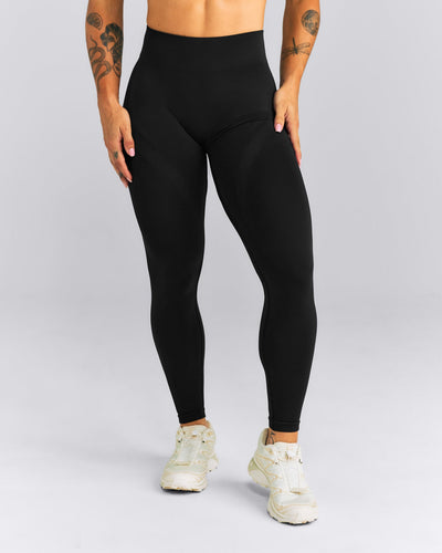 EnhanceLift™ Seamless Mid Rise Leggings New Branding | Black