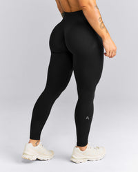 EnhanceLift™ Seamless Mid Rise Leggings New Branding | Black