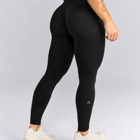 EnhanceLift™ Seamless Mid Rise Leggings New Branding | Black