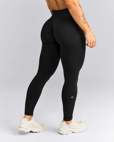EnhanceLift™ Seamless Mid Rise Leggings New Branding | Black