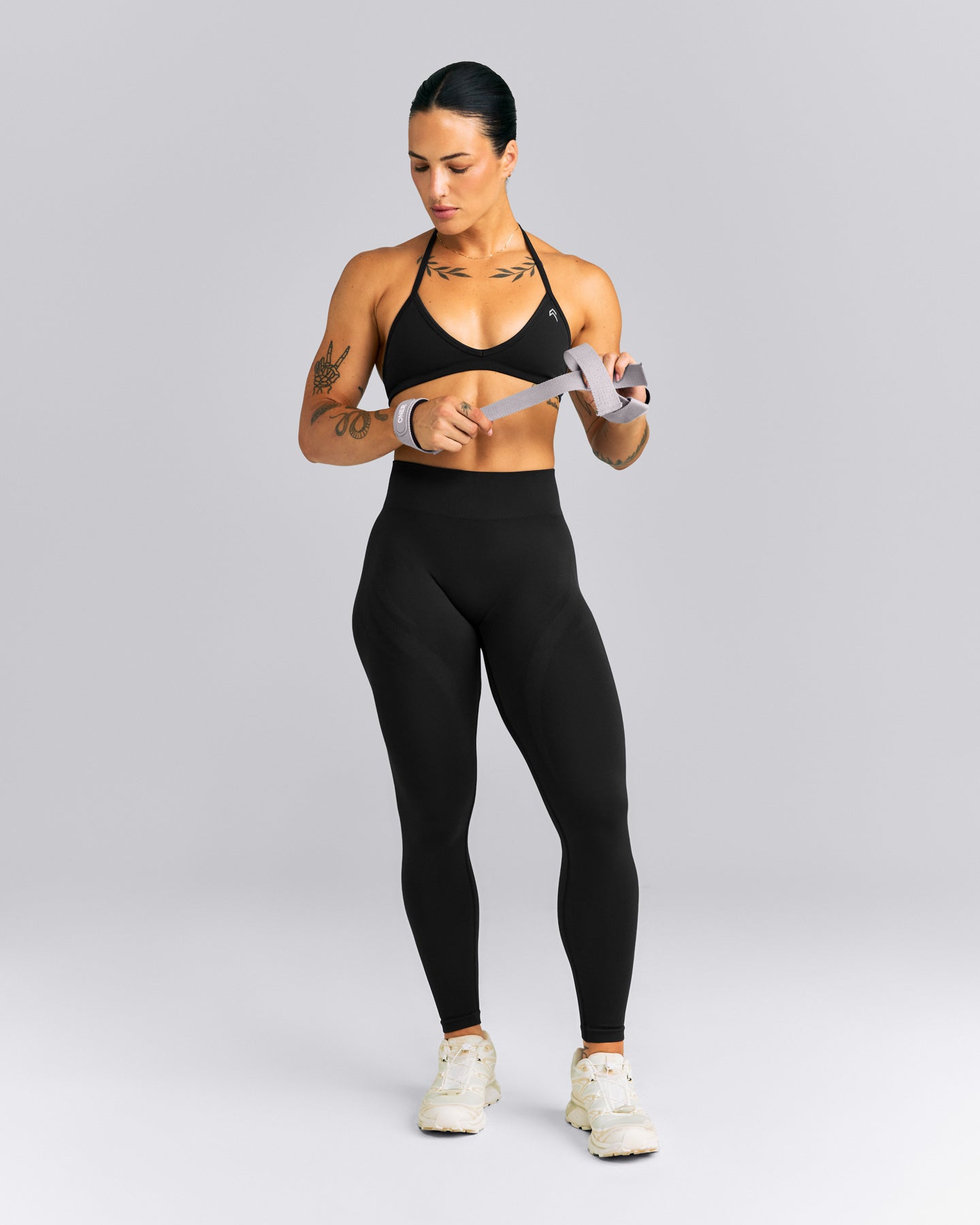 EnhanceLift™ Seamless Mid Rise Leggings New Branding | Black
