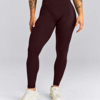 EnhanceLift™ Seamless Mid Rise Leggings New Branding | Plum Brown