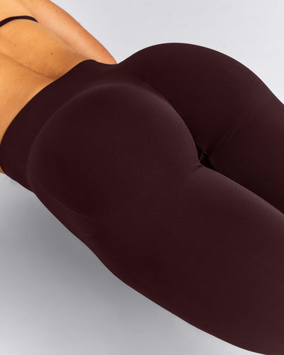 EnhanceLift™ Seamless Mid Rise Leggings New Branding | Plum Brown