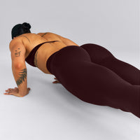EnhanceLift™ Seamless Mid Rise Leggings | Plum Brown