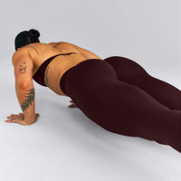 EnhanceLift™ Seamless Mid Rise Leggings New Branding | Plum Brown