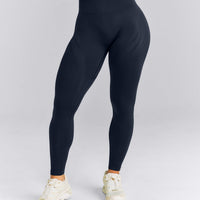 EnhanceLift™ Seamless Mid Rise Leggings New Branding | True Blue