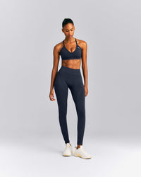 EnhanceLift™ Seamless Strappy Sports Bra New Branding | True Blue