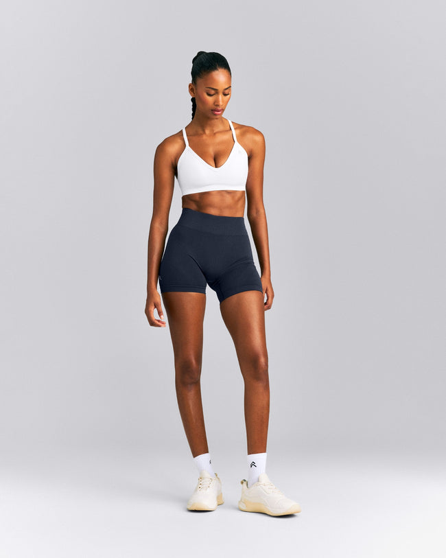 EnhanceLift™ Seamless Strappy Sports Bra New Branding | White