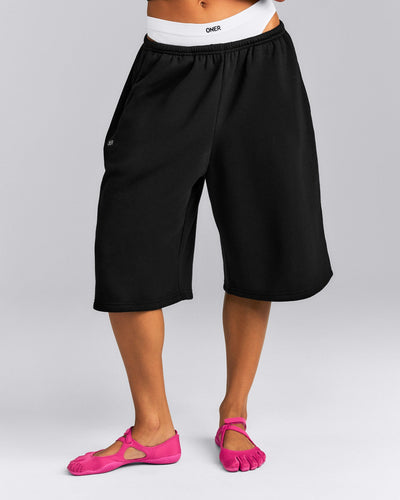 Foundations All Season Longline Shorts | Black