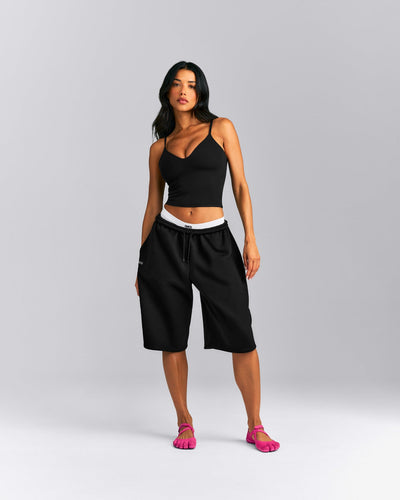 Foundations All Season Longline Shorts | Black