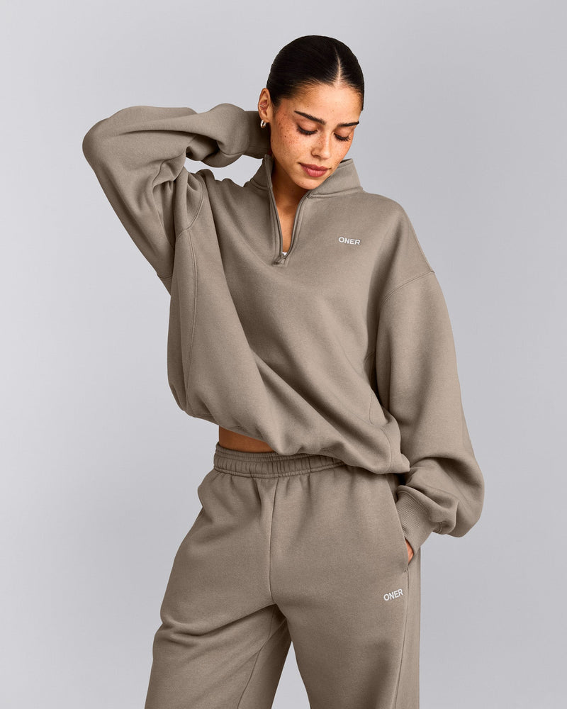 Foundations Cosy 1/4 Zip Sweatshirt Minky | Oner Active US