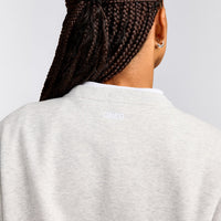 Foundations Cosy Crew Neck Sweatshirt | Light Gray Marl