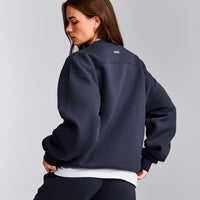 Foundations Cosy Crew Neck Sweatshirt | True Blue