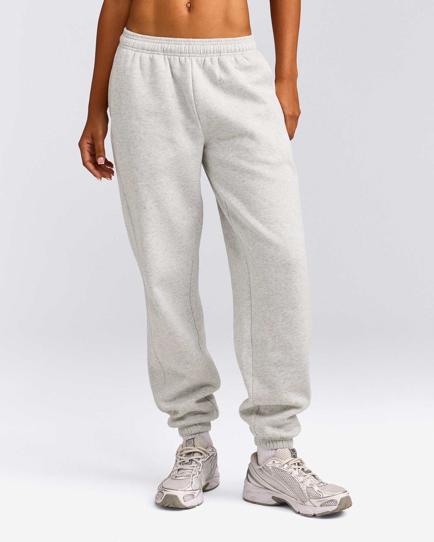 Foundations Cosy Sweatpants | Light Gray Marl