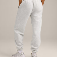 Foundations Cosy Joggers | Light Gray Marl