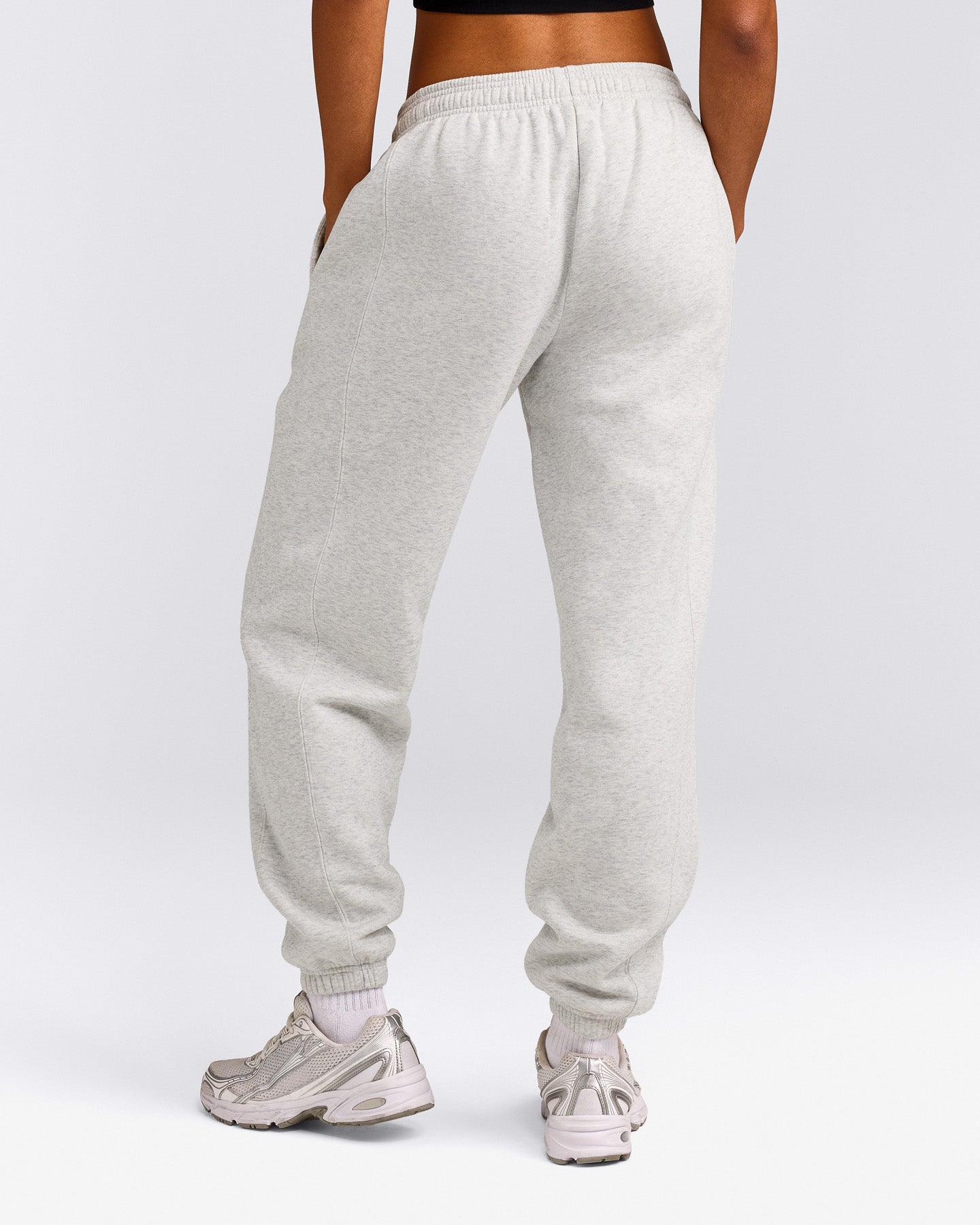Foundations Cosy Sweatpants | Light Gray Marl