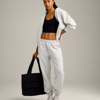 Foundations Cosy Joggers | Light Gray Marl