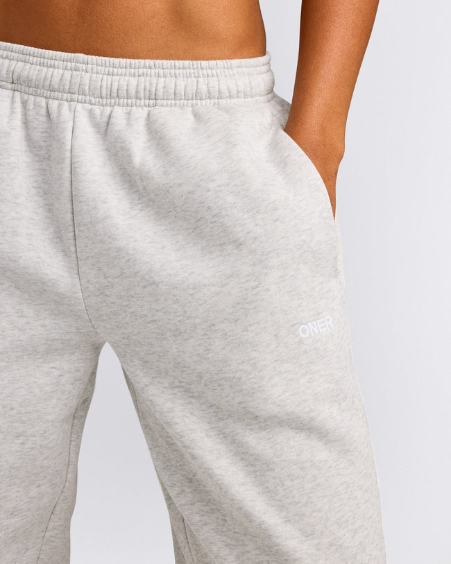 Foundations Cosy Sweatpants | Light Gray Marl