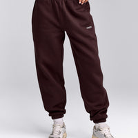 Foundations Cosy Sweatpants | Plum Brown