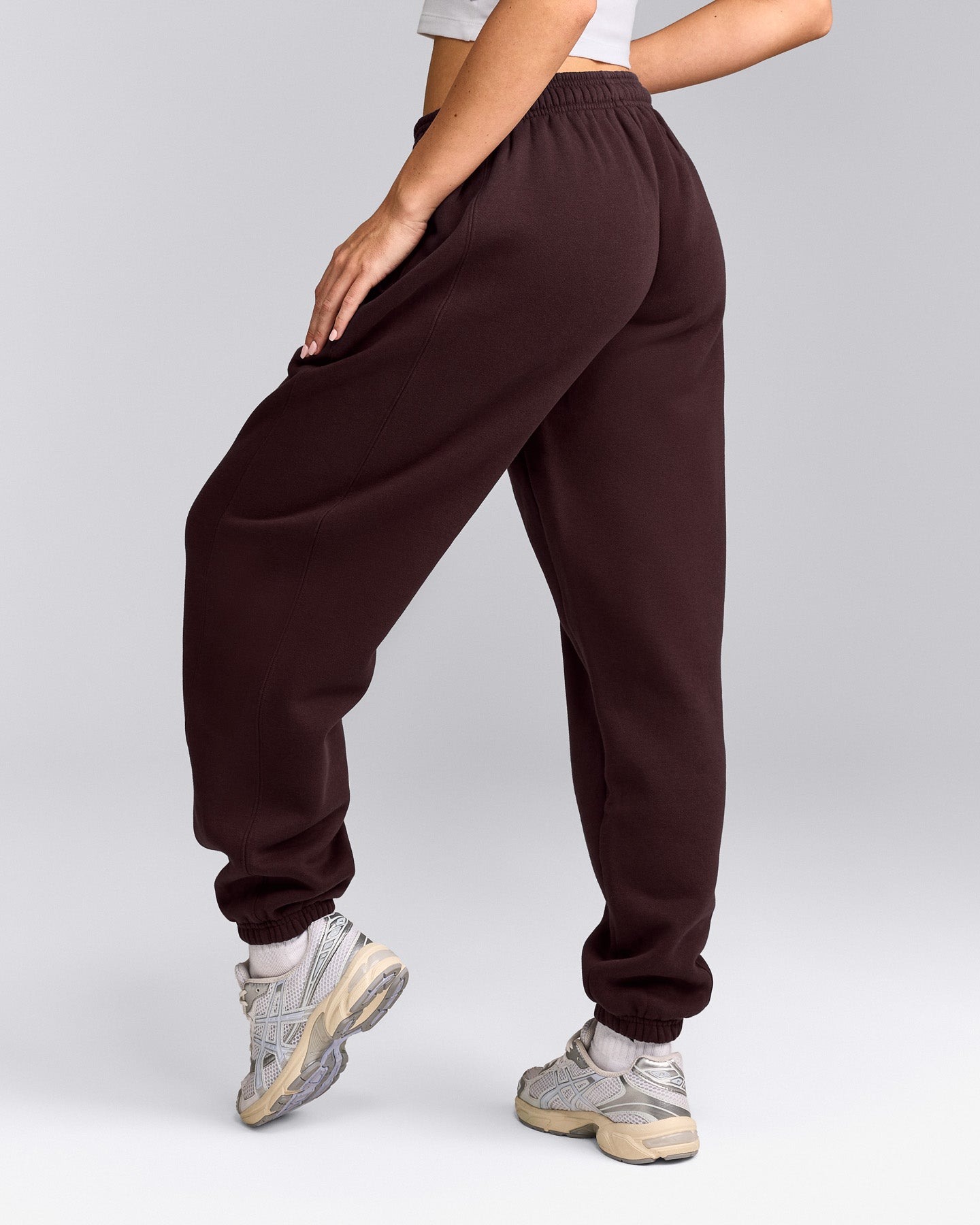 Foundations Cosy Sweatpants | Plum Brown