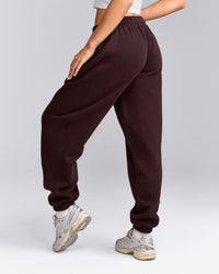 Foundations Cosy Sweatpants | Plum Brown