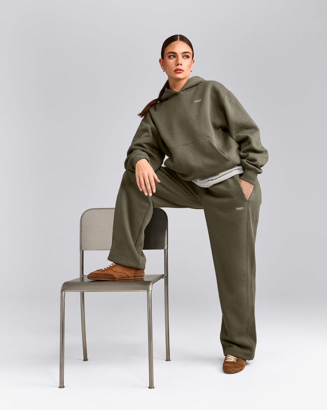 Foundations Cosy Hoodie | Alpine Green