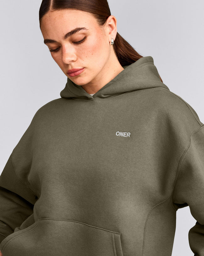 Foundations Cosy Hoodie | Alpine Green