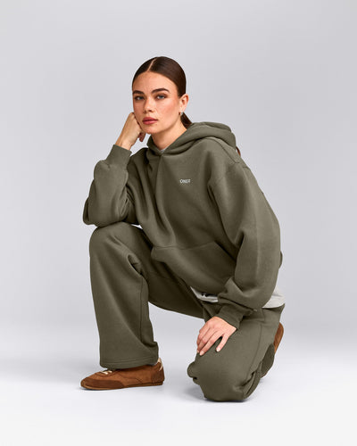 Foundations Cosy Hoodie | Alpine Green