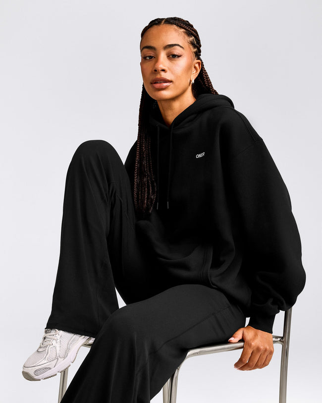Foundations Cosy Hoodie | Black