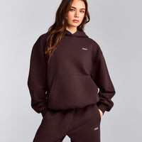 Foundations Cosy Hoodie | Plum Brown