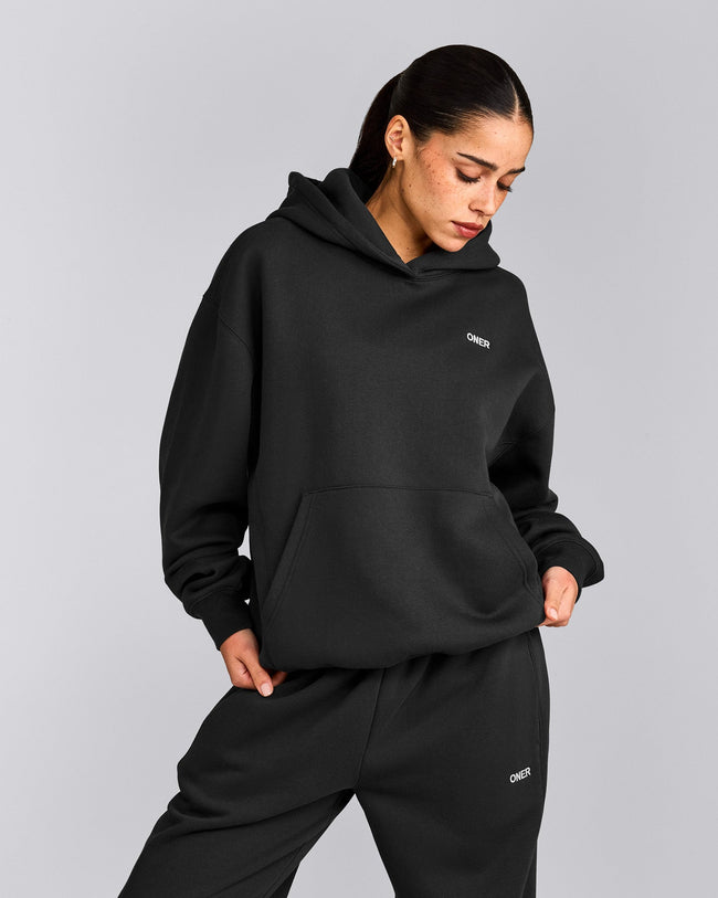 Foundations Cosy Hoodie | Soft Black