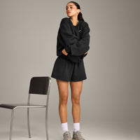 Foundations Cosy Oversized Sweatshirt | Soft Black