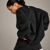 Foundations Cosy Oversized Sweatshirt | Soft Black