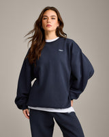 Foundations Cosy Oversized Sweatshirt | True Blue