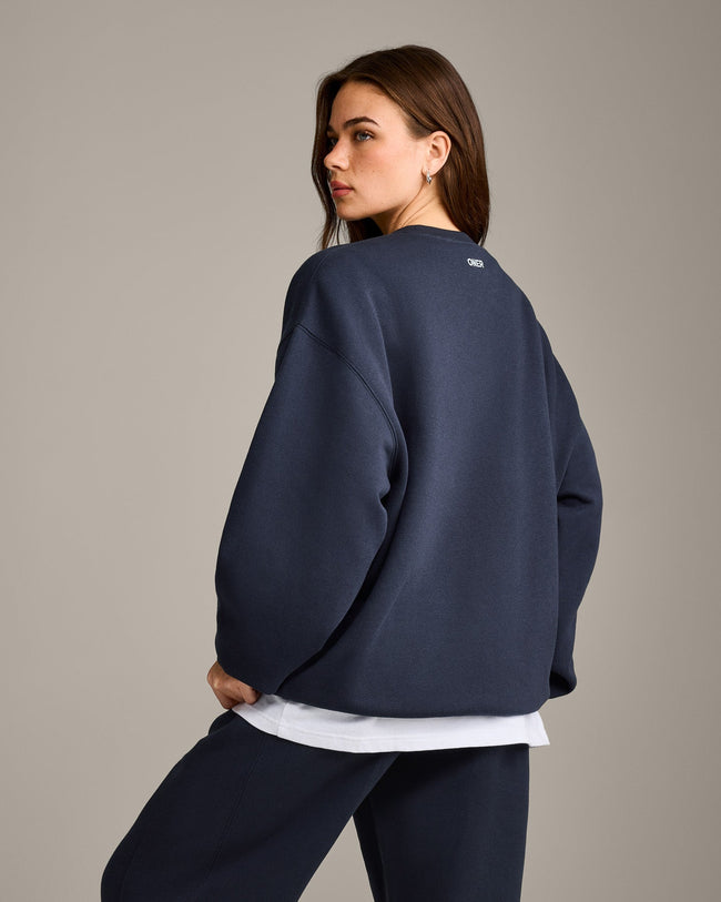 Foundations Cosy Oversized Sweatshirt | True Blue